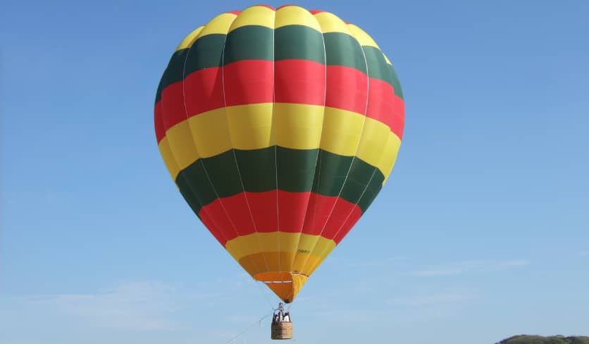 ラグーナテンボス熱気球体験搭乗