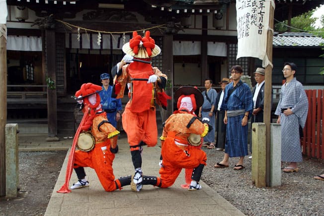 豊橋祇園祭の笹踊り