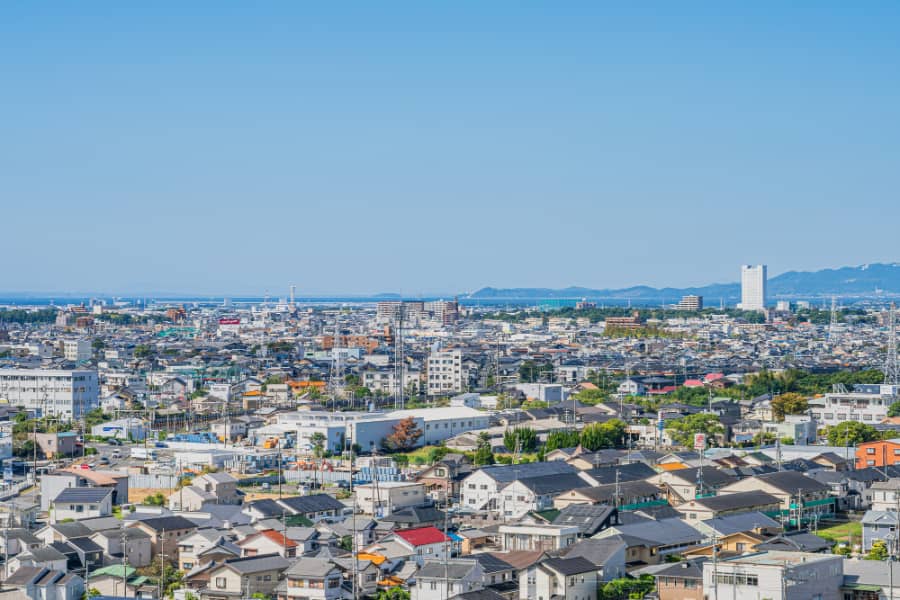 豊橋市の街並み(愛知県)