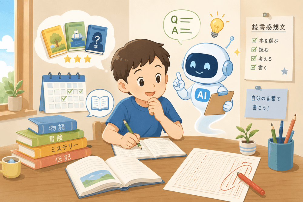 AIで夏休みの読書感想文