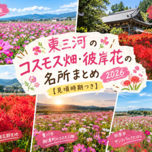 東三河のコスモス畑・彼岸花の名所